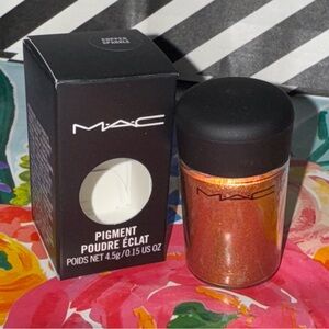 NIB NWT Full Sz Authentic MAC Glitter Pigment Powder 4.5g 0.15oz Copper Sparkle